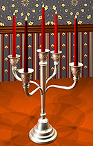 Super high resolution candelabra with simple yet elegant trim. Over 50k polygons!